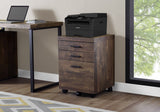 Particle Board and MDF Filing Cabinet with 3 Drawers