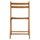 Winsome Wood Robin 4-Piece Folding Chair Set, Teak 33415-WINSOMEWOOD