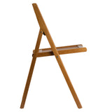 Winsome Wood Robin 4-Piece Folding Chair Set, Teak 33415-WINSOMEWOOD