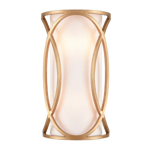 Ringlets 15'' High 2-Light Sconce - Matte Gold