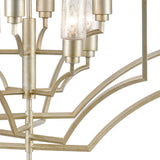 Cheswick 36'' Wide 8-Light Chandelier - Aged Silver