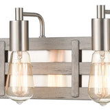 Brigantine 30'' Wide 4-Light Vanity Light - Weathered Driftwood