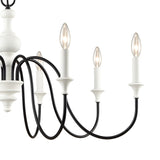 Val de Loire 36'' Wide 8-Light Chandelier - White