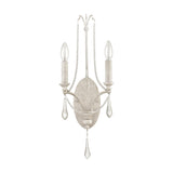 French Parlor 24'' High 2-Light Sconce - Vintage White