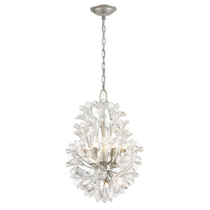 Celene 15'' Wide 9-Light Chandelier - Aged Silver