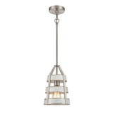 Brigantine 7'' Wide 1-Light Mini Pendant - Satin Nickel