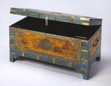 Butler Specialty Nador Painted Brass Inlay Storage Trunk 3365290