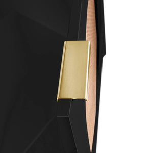 Cane Natural Cane / Engineered Wood / Steel Mid Century Black Sideboard/Buffet - 72" W x 18" D x 30" H