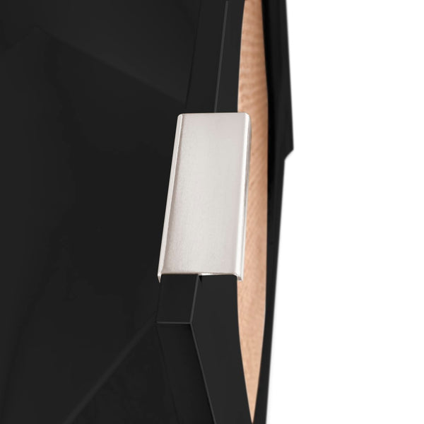 Cane Natural Cane / Engineered Wood / Steel Mid Century Black Sideboard/Buffet - 72" W x 18" D x 30" H