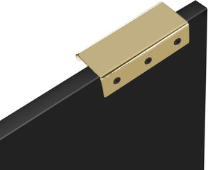 Cane Natural Cane / Engineered Wood / Steel Mid Century Black Sideboard/Buffet - 72" W x 18" D x 30" H