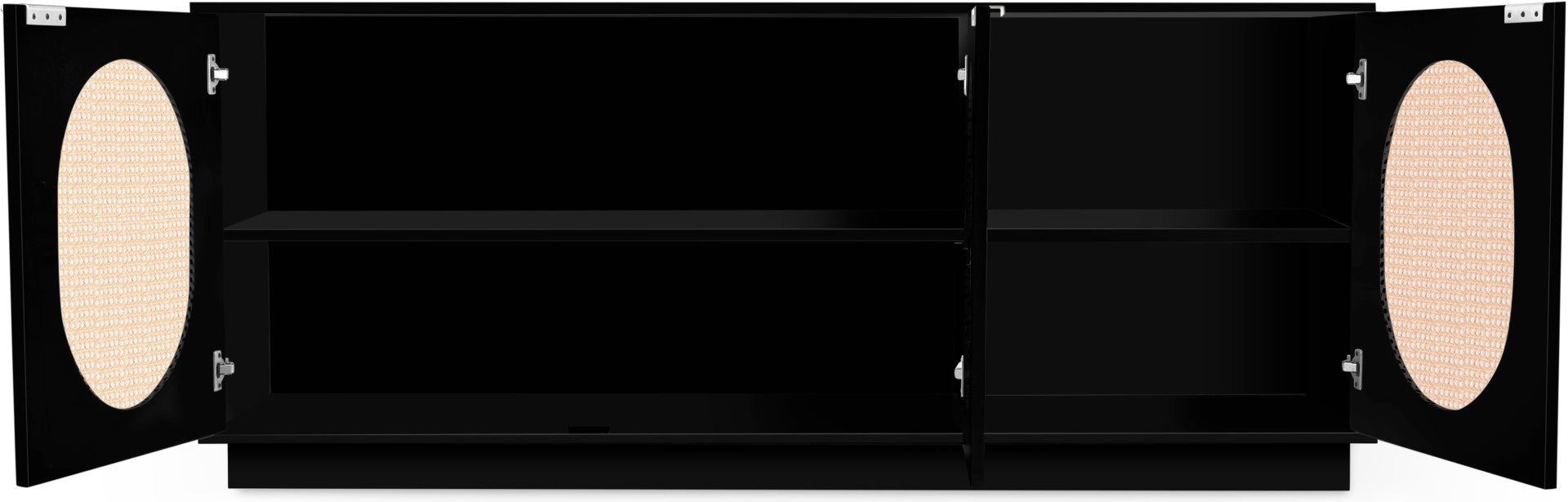 Cane Mid Century Sideboard Buffet - Thumbnail 5