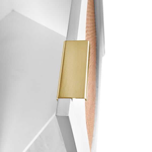 Cane Natural Cane / Engineered Wood / Steel Mid Century White Sideboard/Buffet - 72" W x 18" D x 30" H