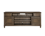 Newport 74" TV Console in a Planked Oak Finish