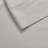 700 Thread Count Casual 60% Cotton 35% Polyester 5% Lyocell Triblend Antimicrobial Sheet Set in Light Grey