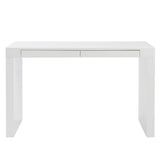Donald Desk in White with Two Drawers