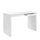 Donald Desk in White with Two Drawers