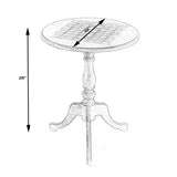 Butler Specialty Colbert 22" Round Pedestal Game Table 3405101