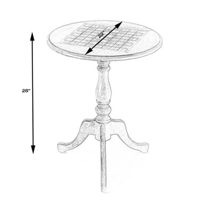 Butler Specialty Colbert 22" Round Pedestal Game Table 3405418
