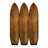 HomeRoots 47 X 1 X 71 Brown Wood Coastal Surfboard  Screen 342735-HOMEROOTS 342735