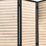 HomeRoots 41 X 1.5 X 67 Natural Brown Wood And Metal  Screen 342740-HOMEROOTS 342740