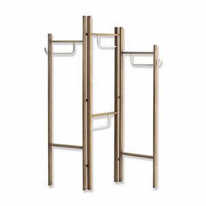 HomeRoots Contemporary Scandinavian Style Three Panel Room Divider Screen 342780-HOMEROOTS 342780