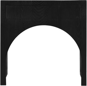 June Oak Wood Mid Century Black Oak Night Stand - 26" W x 18" D x 26" H