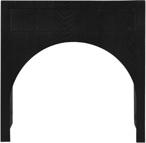 June Oak Wood Mid Century Black Oak Night Stand - 26" W x 18" D x 26" H