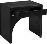 June Oak Wood Mid Century Black Oak Night Stand - 26" W x 18" D x 26" H