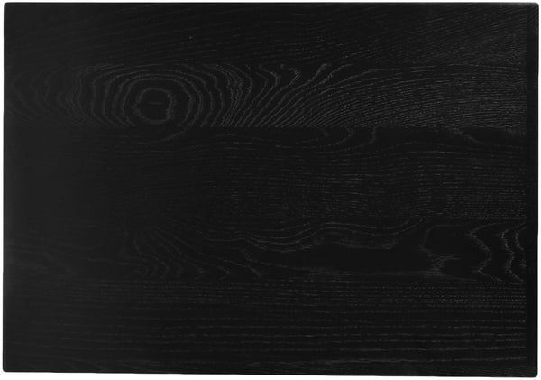 June Oak Wood Mid Century Black Oak Night Stand - 26" W x 18" D x 26" H