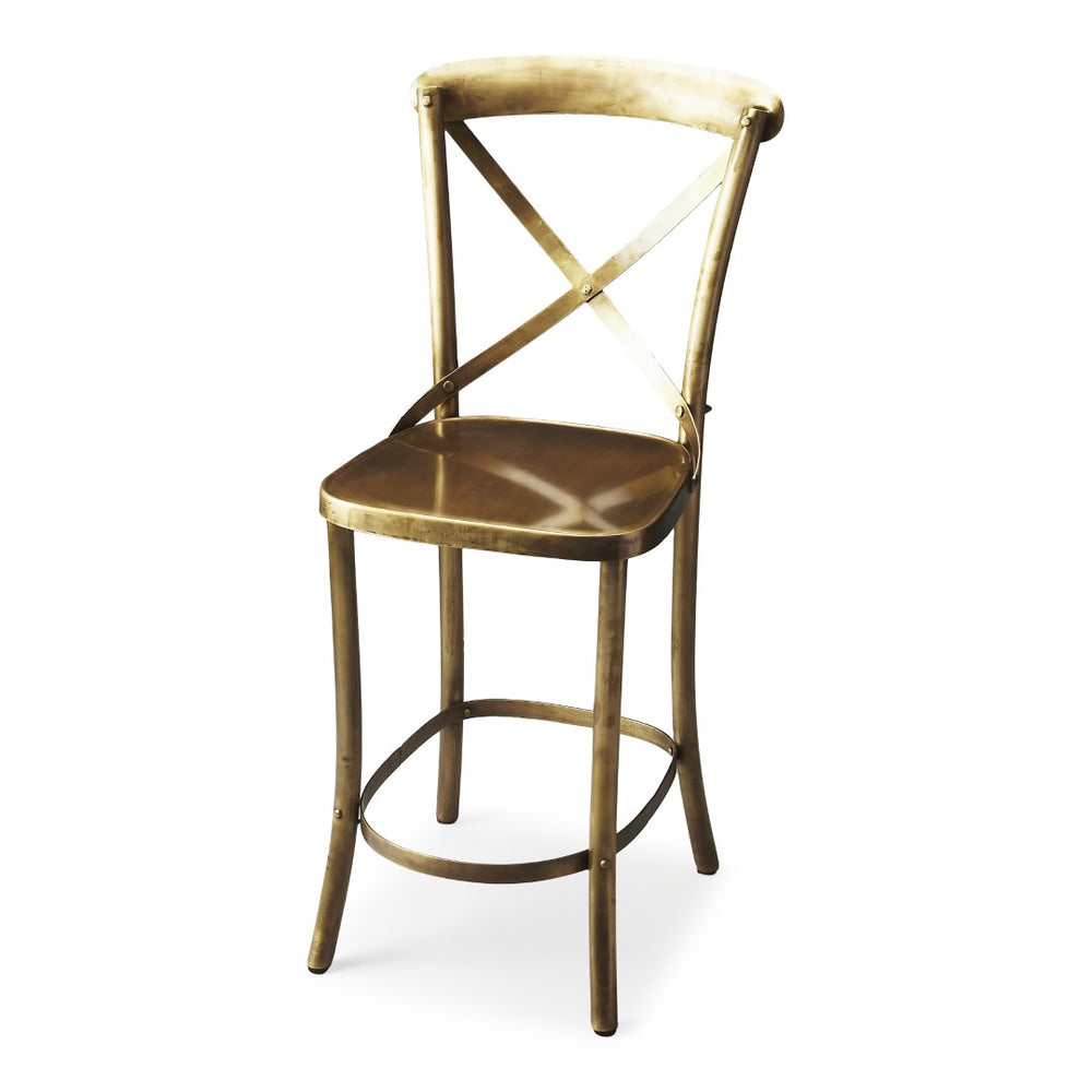Butler Specialty Bennington Antique Gold Bar Stool 3432330