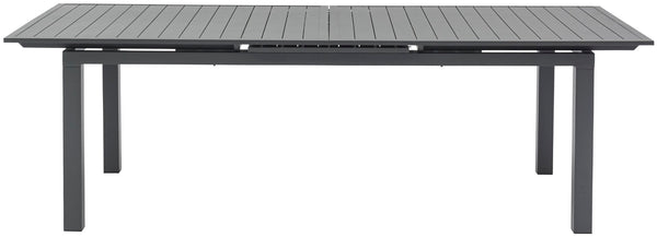 Maldives Aluminum Contemporary  Outdoor Patio Dining Table - 95.5" - 119" W x 43.5" D x 30" H