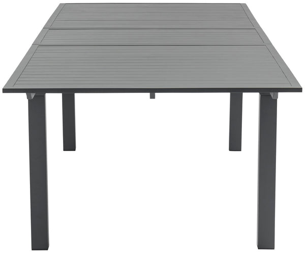 Maldives Aluminum Contemporary  Outdoor Patio Dining Table - 95.5" - 119" W x 43.5" D x 30" H