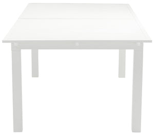 Maldives Aluminum Contemporary  Outdoor Patio Dining Table - 95.5" - 119" W x 43.5" D x 30" H