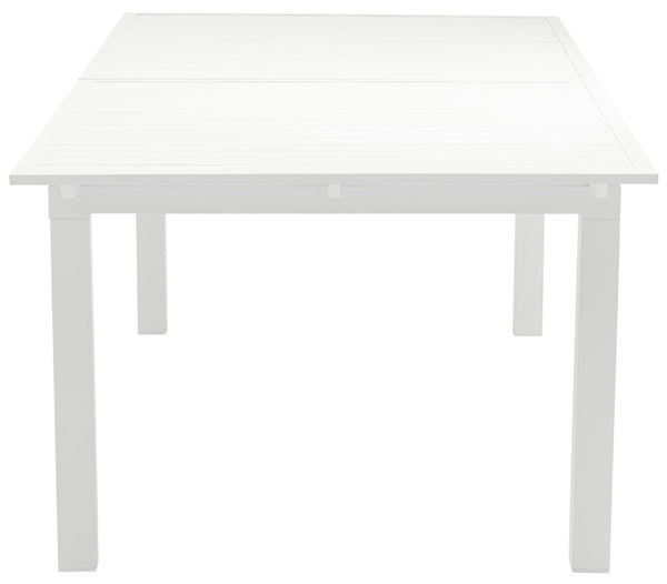 Maldives Aluminum Contemporary  Outdoor Patio Dining Table - 95.5" - 119" W x 43.5" D x 30" H