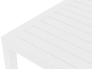 Maldives Aluminum Contemporary  Outdoor Patio Rectangle Bar Table - 55.5" W x 27.5" D x 40" H