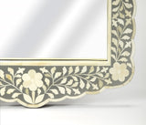 Butler Specialty Vivienne Gray Bone Inlay Wall Mirror 3451321