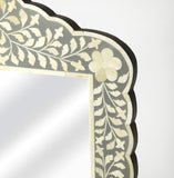 Butler Specialty Vivienne Gray Bone Inlay Wall Mirror 3451321