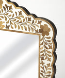 Butler Specialty Vivienne Wood & Bone Inlay Wall Mirror 3451338