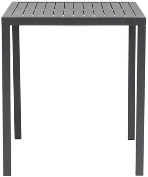 Maldives Aluminum Contemporary  Outdoor Patio Square Bar Table - 35" W x 35" D x 40" H