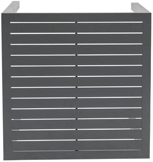 Maldives Aluminum Contemporary  Outdoor Patio Square Bar Table - 35" W x 35" D x 40" H