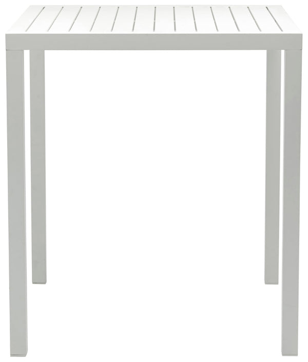 Maldives Aluminum Contemporary  Outdoor Patio Square Bar Table - 35" W x 35" D x 40" H