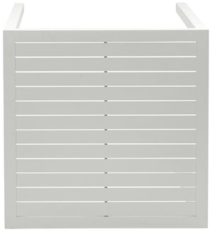 Maldives Aluminum Contemporary  Outdoor Patio Square Bar Table - 35" W x 35" D x 40" H