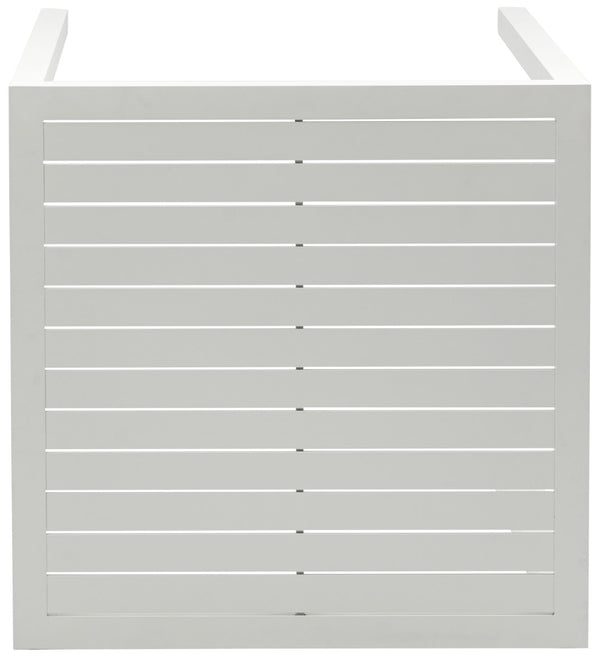 Maldives Aluminum Contemporary  Outdoor Patio Square Bar Table - 35" W x 35" D x 40" H