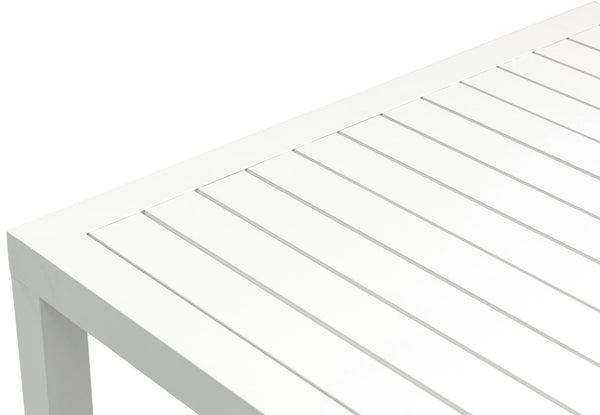 Maldives Aluminum Contemporary  Outdoor Patio Square Bar Table - 35" W x 35" D x 40" H