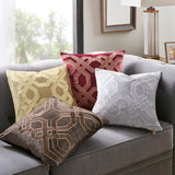 Croscill Biron Traditional 100% Polyester Velvet With Embroidery Square Pillow CCL30-0033