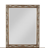 2' X 30' X 38' Antique Gold Wood Vanity Mirror