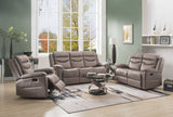 37' X 78' X 42' Velvet Upholstery Metal Reclining Mechanism Sofa Motion