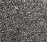 75' X 113' X 36' Gray Linen Upholstery Metal Leg Sectional Sofa
