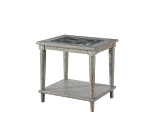24' X 28' X 25' Salvaged Natural Glass Wood End Table