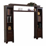 Modern Dark Brown Wood Entertainment Center